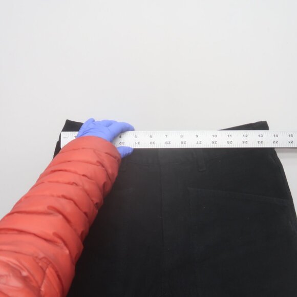 Nili Lotan Shon Pants in Jet Black Corduroy Size 00 - Picture 11 of 11